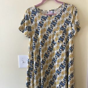 Lularoe Donald Duck Carly Dress